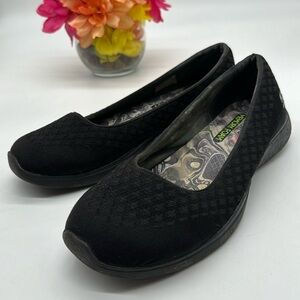Skechers Air-Conditioned Black Ballet Flat Size 9.5 SKT6875D